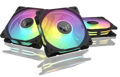 Комплект вентиляторов для корпуса Asus TUF GAMING TR120 FAN ARGB BLACK 3IN1 [120 мм, 2000 об/мин, 77.4 CFM, 29 dB, PWM]