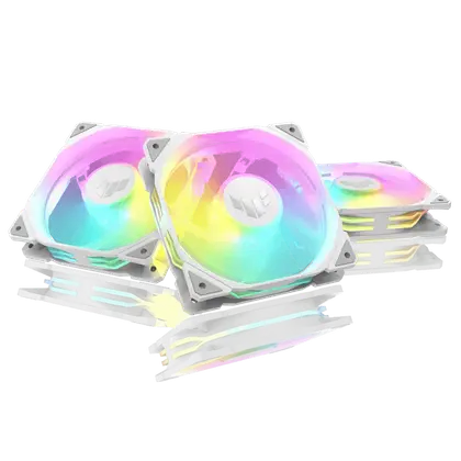 Комплект вентиляторов для корпуса Asus TUF GAMING TR120 FAN ARGB WHITE 3IN1 [120 мм, 2000 об/мин, 77.4 CFM, 29 dB, PWM]