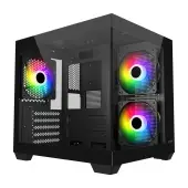 Корпус FSP S140-BA [SFF, 3x 120 мм, черный]