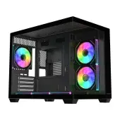 Корпус FSP S342-BA [Midi Tower, 6x 120 мм ARGB, черный]