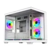 Корпус FSP S342-WA [Midi Tower, 6x 120 мм ARGB, белый]
