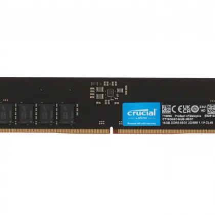 Оперативная память Crucial PRO DIMM DDR5 (CP16G56C46U5) [16 ГБ, DDR 5, 5600 МГц, 1.1 В]