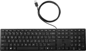 Клавиатура HP 320K G2 (9SR37A9) [мембранная, проводная, черная]