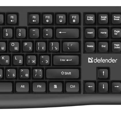 Клавиатура+мышь Defender Seoul C-972 RU (45972) [Мембранная, беспроводная, клавиш - 104, черная]