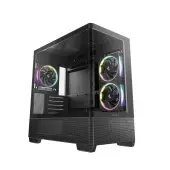 Корпус DeepCool CG380U 3F (R-CG380U-BKAGM3-G) [Midi Tower, 3х 120 мм ARGB, Черный]