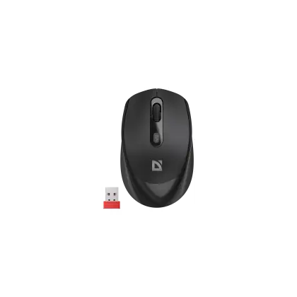 Мышь Defender Vision MS-376 (52376) [беспроводная, светодиодная, 1600 DPI, 125 Гц, черная]
