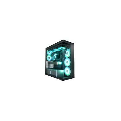 Корпус Arctic Xtender Black(Clear Glass) (ACPCC00023A) [Full Tower, 2×120 мм + 3×140 мм A-RGB, Черный]