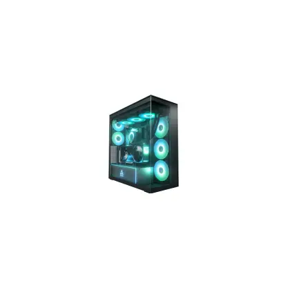 Корпус Arctic Xtender VG Black(Mirror Glass) (ACPCC00019A) [Full Tower, 2×120 мм + 3×140 мм A-RGB, Черный]