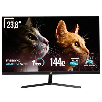 Монитор 23.8" ONVYX ONMR24FHD144B169F, FullHD, IPS, 144Hz, 1ms, 300 cd/m2, 1000:1, HDMI/DP, 2x3W