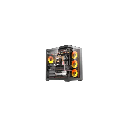 Корпус darkFlash C280 (DF-C280-EATX-BK) [Midi Tower, 7 x 120 мм ARGB, Черный]