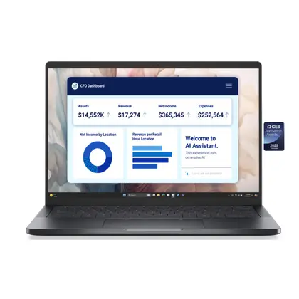 Ноутбук Dell Pro 14 Premium PA14250 (210-BPFF_5) [14", Ultra 7 238V, 32 ГБ ОЗУ, 512 ГБ SSD, Windows 11 Pro]