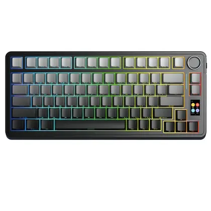 Клавиатура Aula S75 Pro [Механическая, беспроводная, клавиш - 80, подсветка, черная]
