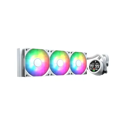 Система охлаждения AeroCool Abyss L360R Digi WH (ACLA-AD36117.21) [120 x 120 мм, 3000 об/мин, 36 дБ, 4 pin]