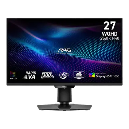 Монитор 27" MSI MAG 274QPF X30MV Rapid VA 2560x1440 300Hz 0.5ms 1000cd/m2 4500:1 2xHDMI 1xDP HAS