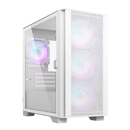 Корпус Montech AIR 100 ARGB (W) [Mini Tower, 4 × 120 мм, Белый]