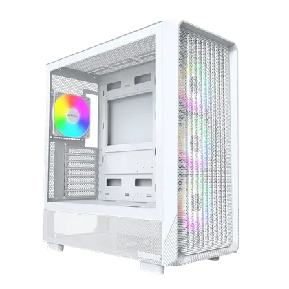 Корпус Montech X5 (W) [Midi Tower, 3 × 140 мм, 1 × 120 мм, Белый]