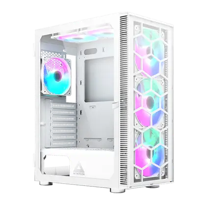 Корпус Montech X3 GLASS (W) [Midi Tower, 3 × 120 мм, 3 × 140 мм, Белый]