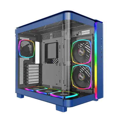 Корпус Montech KING 95 PRO (Prussian blue) [Midi Tower, Синий]