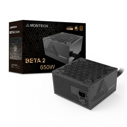 Блок питания Montech BETA 2 650W [650 Вт, 80 PLUS Bronze, 4x SATA, 2 x 6+2 pin PCIe, 2x 4+4 pin CPU, ATX]