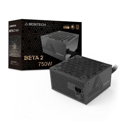Блок питания Montech BETA 2 750W [750 Вт, 80 PLUS Bronze, 4x SATA, 4 x 6+2 pin PCIe, 2x 4+4 pin CPU, ATX]