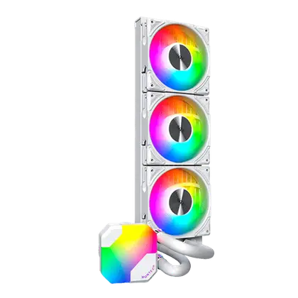 Система охлаждения Montech HyperFlow ARGB 360 (W) [120 мм, 2100 об/мин, 29.1 dBA, 4 pin]