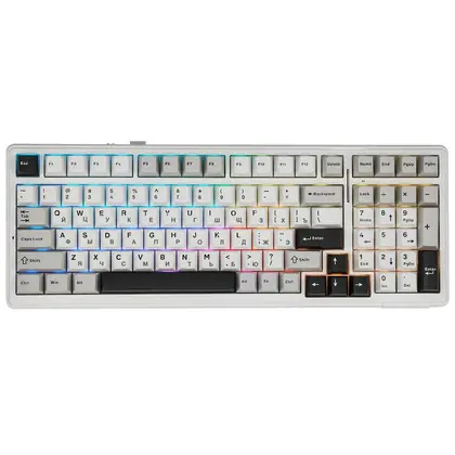 Клавиатура Aula F99 [Механическая, беспроводная, клавиш - 99, подсветка, серая]