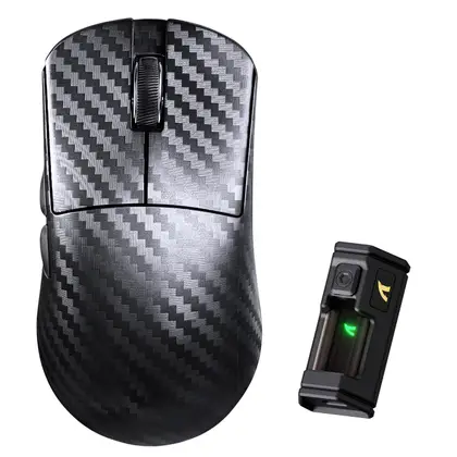 Мышь Attack Shark R11Ultra Weave Black Phantom Shark, PAW3950MAX, 42000 DPI, 2.4/BT/Wired