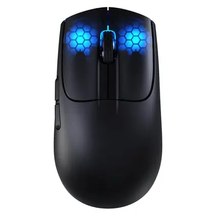 Мышь Attack Shark X5 Black [беспроводная, светодиодная, 4000 DPI, подсветка, черная]