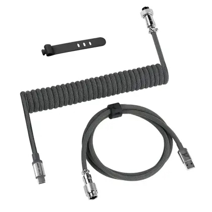 Кабель для клавиатуры Attack Shark C01Pro Grey USB A to Type C