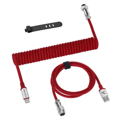 Кабель для клавиатуры Attack Shark C01Pro Red USB A to Type C