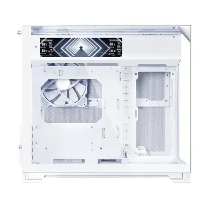 Корпус Lian Li O11 Vision-M Digital White mATX/ITX БП ATX 2xUSB3.0 1xType-C G99.O11VMDW.00 Белый