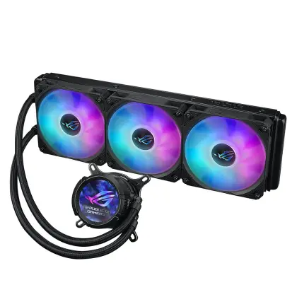 Система охлаждения Asus ROG Strix LC III 360 ARGB LCD [120 мм, 2800 об/мин, 36 дБ, 3 pin]
