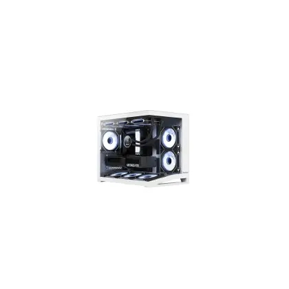 Корпус HuntKey S960 V2 StormX [Mini Tower, без вентиляторов, Белый]