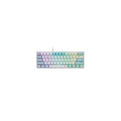 Клавиатура Defender Amox GK-585 (45585) механическая, проводная, RGB подсветка, Outemu Brown, белая