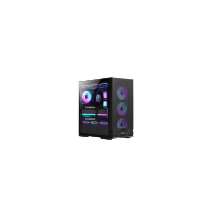 Корпус HuntKey GS660C [Midi Tower, Черный]