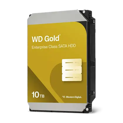 Жесткий диск Western Digital Gold (WD103KRYZ) [10 ТБ, 3.5", SATA III, 7200 об./мин, кэш - 512 МБ, корпоративного класса]