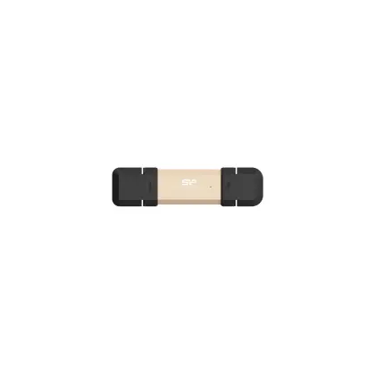 Внешний SSD-накопитель Silicon Power DS72 (SP500GBUC3S72V1G) [500 ГБ, USB 3.2 Gen 2 Type A, USB 3.2 Gen 2 Type C, чтение: 1050 Мбайт/сек, запись: 1000 Мбайт/сек]
