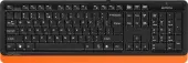 Клавиатура A4tech Fstyler FK-10-ORANGE, USB, Мембранная/ Проводная/ Клавиш - 104/