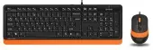 Клавиатура A4Tech Fstyler F1010 [мембранная, проводная, черный]