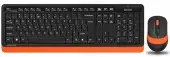 Клавиатура+мышь A4Tech Fstyler FG1010 [Мембранная, беспроводная, клавиш - 104, черная]