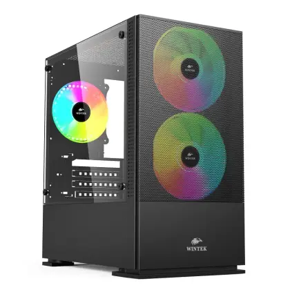 Корпус Wintek Shadow 701-B TG Black (SHADOW 701-B TG)