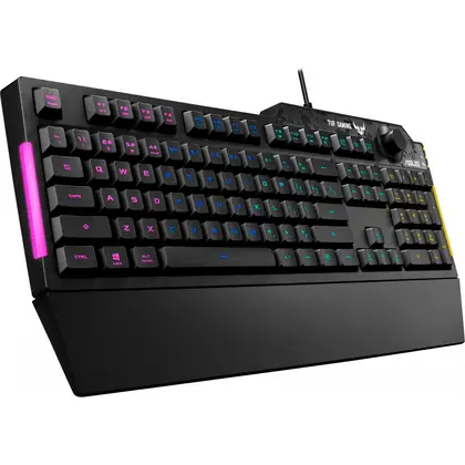 Игровая клавиатура ASUS RA04 TUF GAMING K1/RU//KB,MEMBRANE (90MP01X0-BKRA00)