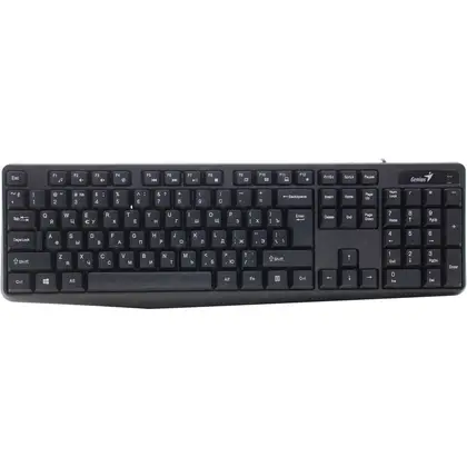 Клавиатура Genius KB-117, 104 кнопки, USB KZ Black (31310016410)