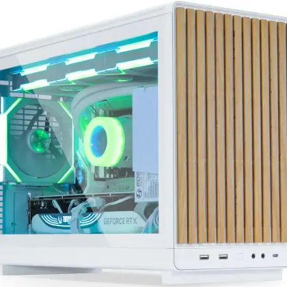 Корпус Lian Li A3-mATX W-W Белый-Дерево (G99.A3W-WD.00)