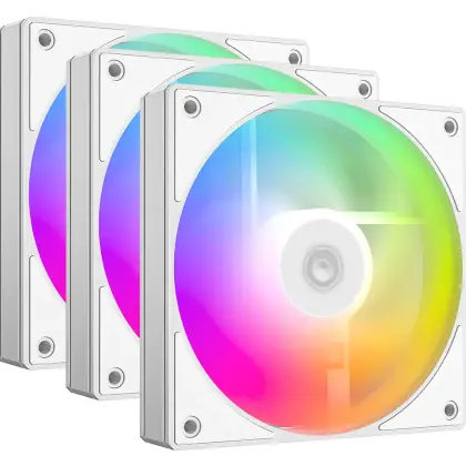 Кулер для корпуса ID-Cooling AS-120-ARGB-W TRIO (AS-120-ARGB-W TRIO)