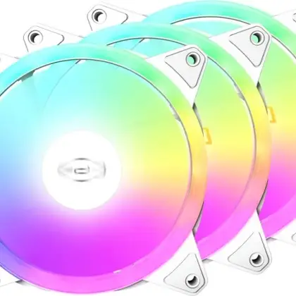 Вентилятор для корпуса PCCooler F3 T120 ARGB White (F3 T120 ARGB WH 3IN1)