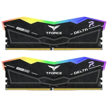 Комплект модулей памяти Team Group T-Force Delta RGB DDR5 64Gb (32x2) 6000MHz (FF7D564G6000HC38JDC01)