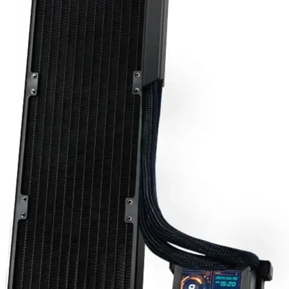 Водяное охлаждение для CPU Lian Li HydroShift LCD 360 FAN LESS Black (G89.GHSLCD36NB.00)