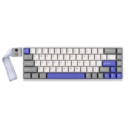 Клавиатура AULA WIN68, Magnetic, Gray Wood switch, White-Blue-Purple (WIN68HE MAX GWB)