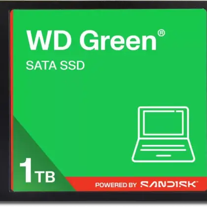 Твердотельный накопитель SSD POWERED BY SANDISK WD Green 1TB 2.5' (WDS100T5G0A)